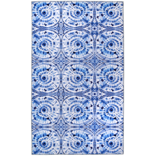 Shibori Blue Rug