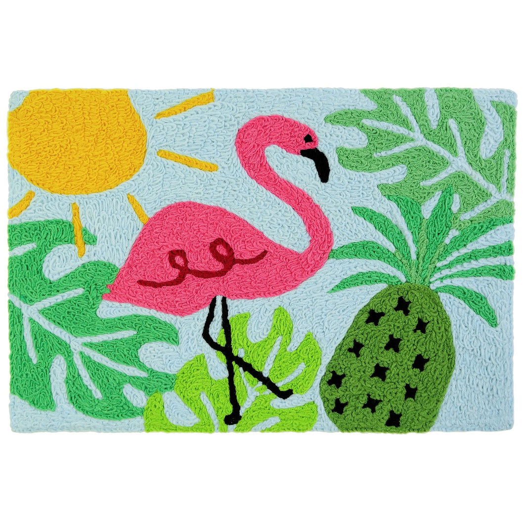 Summer Faves Indoor/Outdoor and Garden/Tropical Rectangle Jellybean Rug