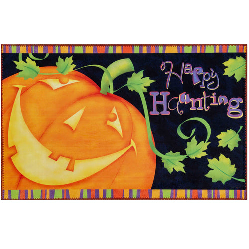 HAPPY HAUNTING Indoor Only and Seasonal Rectangle Olivia's Home Rug