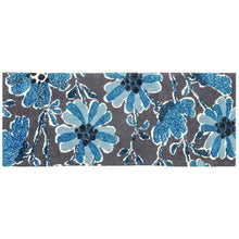 Load image into Gallery viewer, Indigo Cornflowers     Indoor Only and Arrange by Color Rectangle Simple Spaces Rug