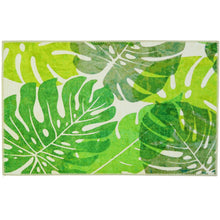 Load image into Gallery viewer, Monstera Palms Indoor Only and Floral Pattern Rectangle Homefires Rug