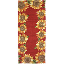 Load image into Gallery viewer, Sunflower Field Indoor/Outdoor and Garden &amp; Floral Rectangle Homefires Rug