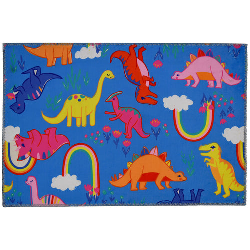 Dinosaurs & Rainbows Rug