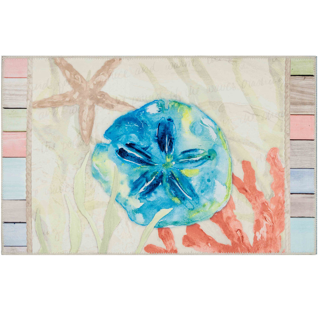 PASTEL COASTAL Indoor Only and Coastal Rectangle Olivia's Home Rug