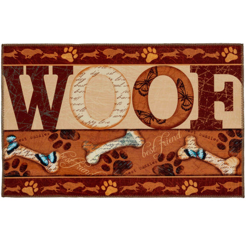 BEST FRIENDS Indoor Only and Pets Rectangle Olivia's Home Rug