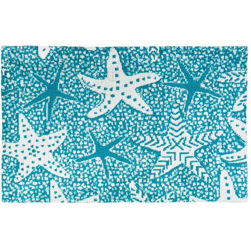 Marine Starfish Indoor Only and Pattern Rectangle Simple Spaces Rug