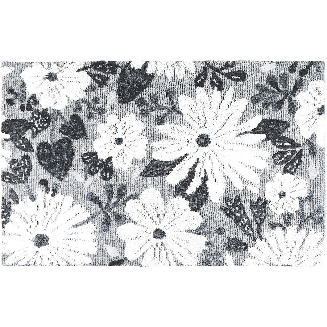 Wildflowers Gray Rug