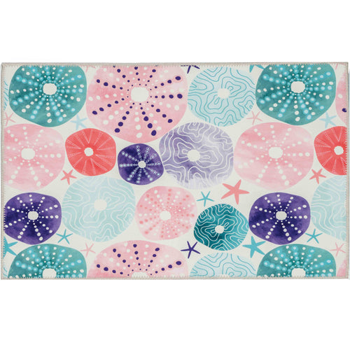 MAGICAL SEA URCHINS Indoor Only and Coastal Rectangle Olivia's Home Rug