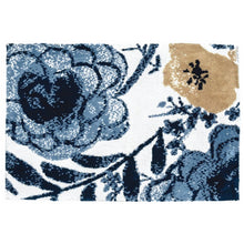 Load image into Gallery viewer, Blue Yonder Carnation Indoor Only and Arrange by Color Rectangle Simple Spaces Rug