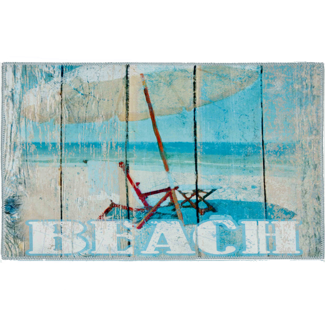 BEACH LOUNGING Indoor Only and Coastal/Lakefront Rectangle Olivia's Home Rug