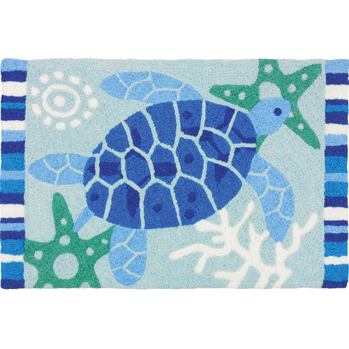 Blue Sea Turtle