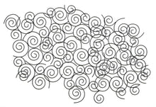 Load image into Gallery viewer, Fab Habitat Metal Wall Art Black Décor | Modern Wall Art | Ethereal Swirls, 40 inch x 25 inch