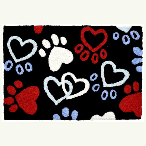 I Luv Paws Indoor/Outdoor and Pet Rectangle Jellybean Rug