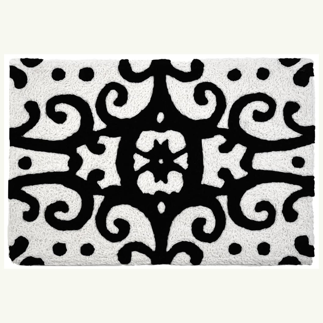 Olde Hacienda Indoor/Outdoor and Pattern Rectangle Jellybean Rug