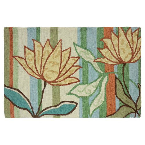 Isabella's Garden Indoor Only and Garden & Floral Rectangle Homefires Rug